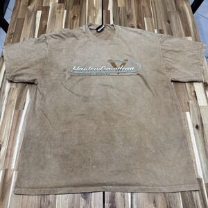 Harley Davidson Shirt Mens‎ XL Beige Oversized Baton Rouge Biker Motorcycle Acid